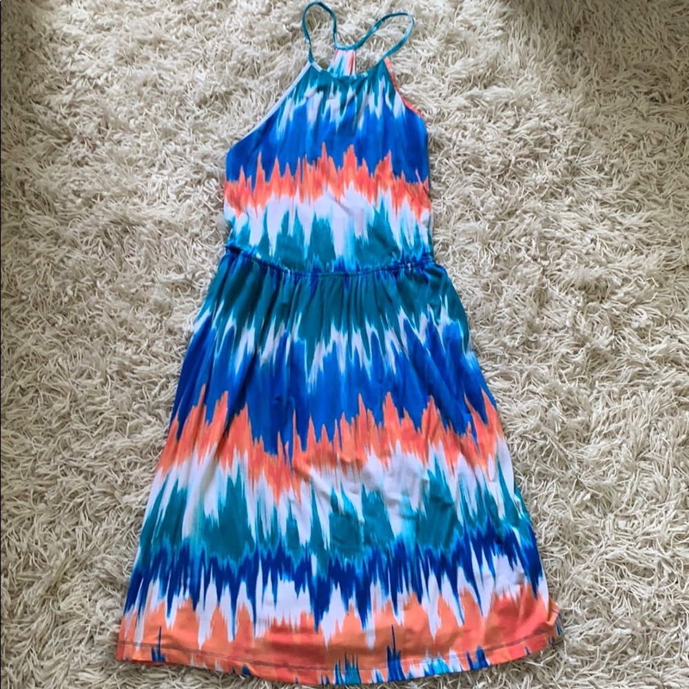 Tart tie dye high neck dress